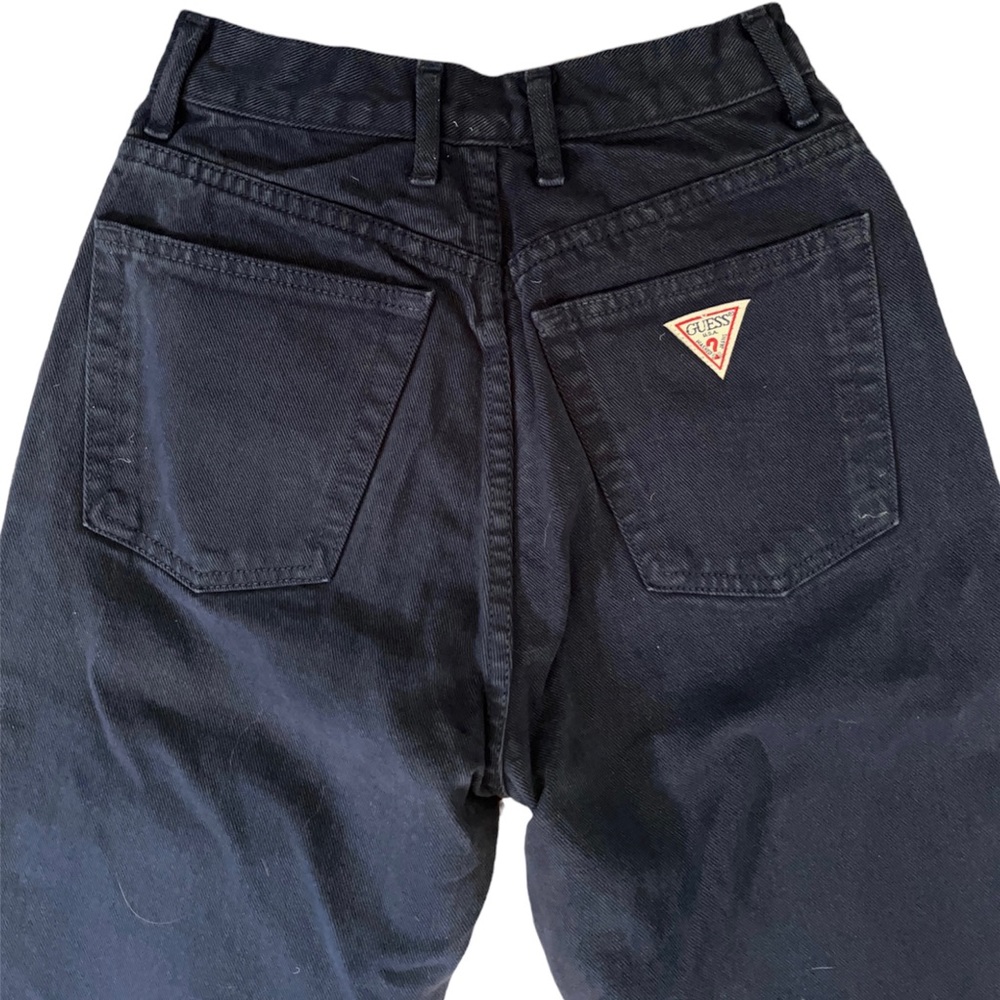 Guess Vintage High Waisted Navy Jeans